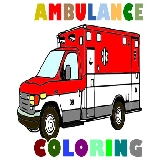 Ambulance Trucks Coloring Pages