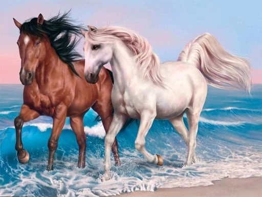 Animals Jigsaw Puzzle - Horses