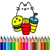 BTS Cute Cats Coloring