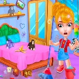 Baby Doll House Cleaning Game