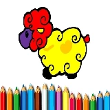 Baby Sheep Coloring Book