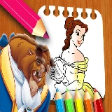 Beauty & the Beast Coloring Book