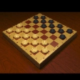 Checkers Dama chess board