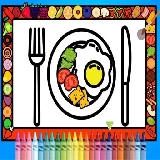 Color and Decorate Dinner Plate