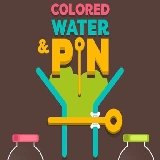 Colored Water & Pin