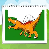 Coloring Book Dinosaurs