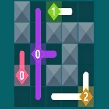 Cross Path Puzzle Game