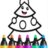 Drawing Christmas For Kids - Draw & Color