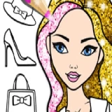 Fashion Coloring Glitter