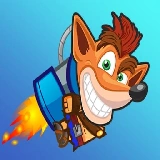 Flying Crash Bandicoot