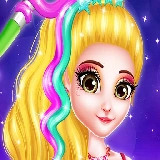 Hair Saloon Color by Number - Girls Fashion Games