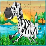 Happy Animals Jigsaw Game