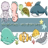 Kids Memory Sea Creatures