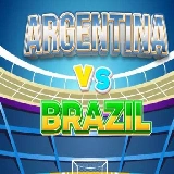 Match Football Brazil or Argentina