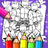 Ninja Turtle Coloring Book