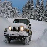 Offroad Snow Jeep Passenger Mountain Uphill Drivin