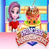 PRINCESS MAKE CUP CAKE