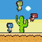 Pixel Dino Run