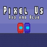 Pixel Us Red and Blue