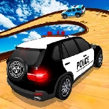 Police Prado Car Stunt Ramp Car Racing Game 3D