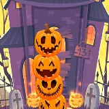 Pumpkin tower halloween