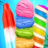 Rainbow Ice Cream And Popsicles - Icy Dessert Make