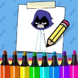 Teen Titans Go! How to Draw Raven