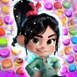 Vanellope Von Schweetz Match 3 Puzzle