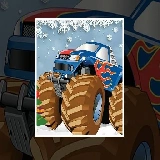 Winter Monster Truck Puzzles