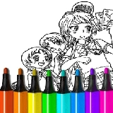 Anime Coloring Pages 