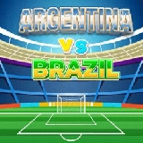 Match Football Brazil or Argentina