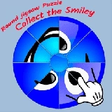 Round jigsaw Puzzle - Collect the Smiley