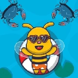 Swimming Bee